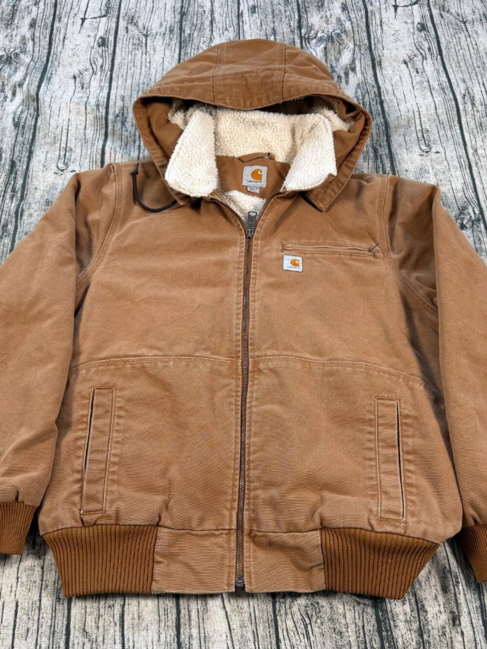 Carhartt Women’s Wildwood Jacket XL (16/18) Brown Yellowstone 100815-211